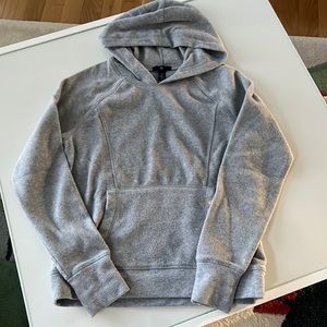Light gray Gap fleece hoodie sweatshirt, size XS, warm winter sweater